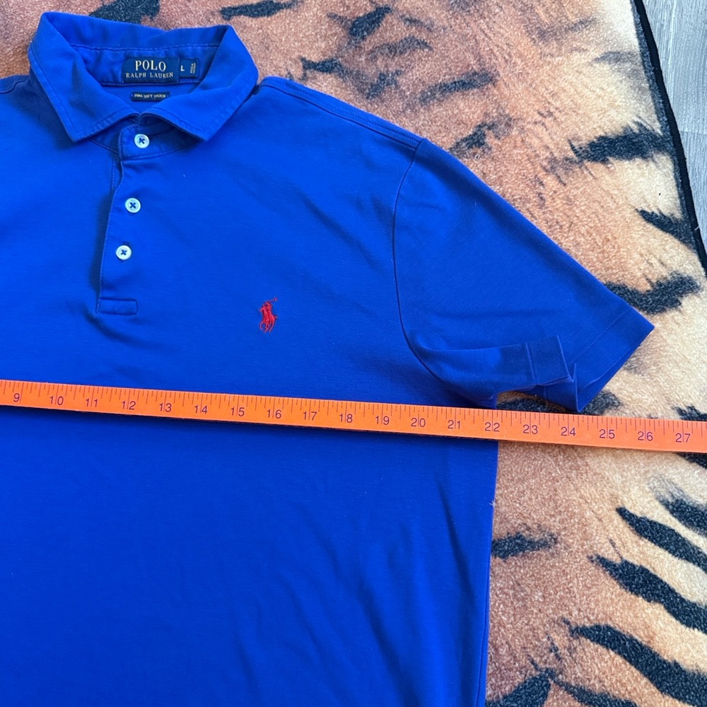 Ralph Lauren Men's Royal Blue Polo Shirt - Picture 6 of 8
